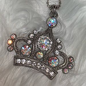 Betsey Johnson Crown Necklace